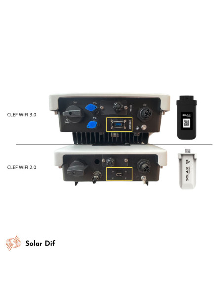 Clef pocket LAN black pour onduleur SOLAX 3.0