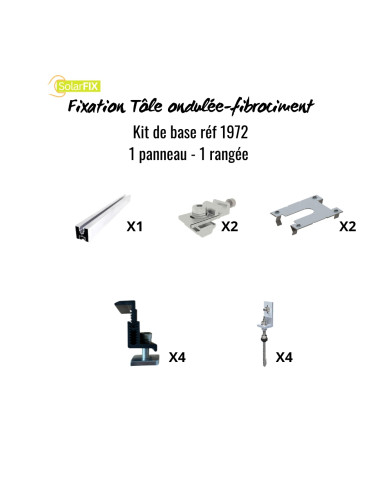 Kit SOLARFIX pour 1er panneau solaire sur...