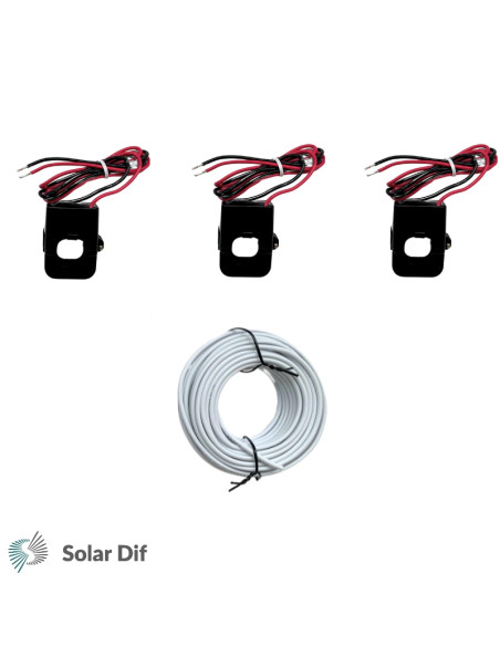 Compteur analyseur / smart meter DTSU 666 CT pour onduleur SOLAX X3 triphasé