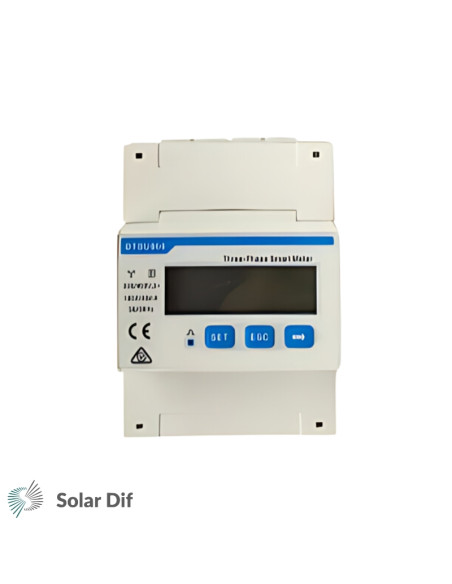 Compteur analyseur / smart meter DTSU 666 CT pour onduleur HOYMILES X3 triphasé
