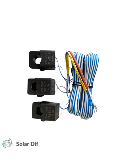 Compteur analyseur / smart meter DTSU 666 CT pour onduleur HOYMILES X3 triphasé