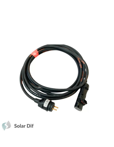 Câble secteur (2,5mm² - fiche prise 2P+T) 5 mètres FLEX pour micro onduleur HOYMILES HMS