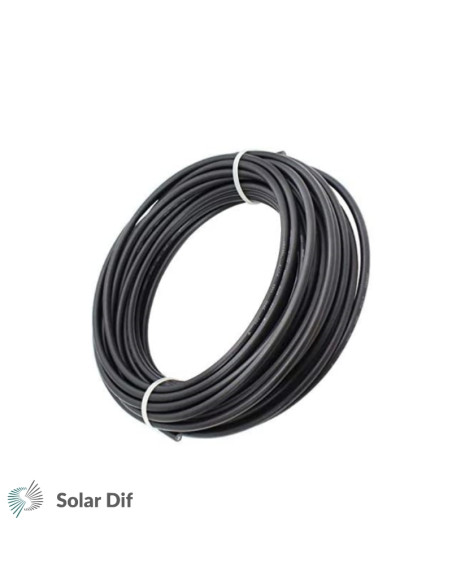 BOBINE 1000M DE CÂBLE SOLAIRE PHOTOVOLTAÏQUE 4MM² NOIR NEUF