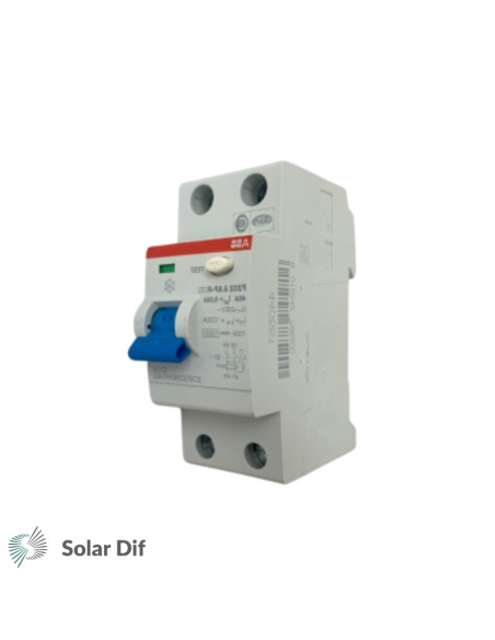 Interrupteur sectionneur différentiel monophasé  2P ABB type AC 40A 300mA