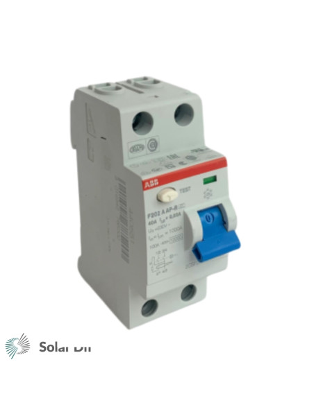 Interrupteur sectionneur différentiel monophasé  2P ABB type AC 40A 300mA