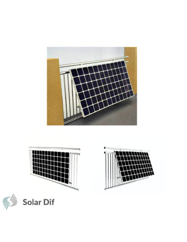 Kit fixation pour balcon pour 1 panneau solaire...