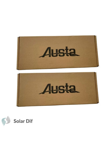 Kit fixation pour balcon pour 2 panneaux - AUSTA
