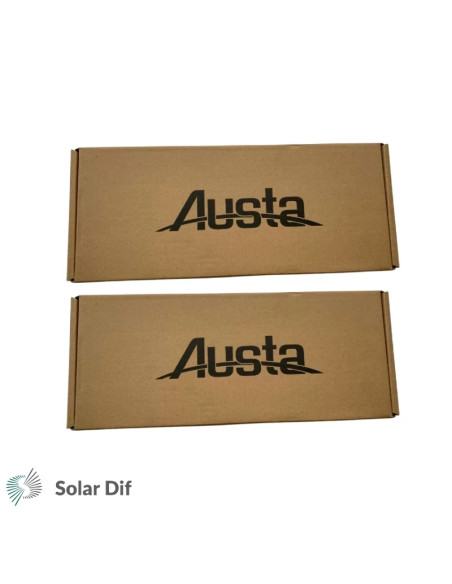 Kit fixation pour balcon pour 2 panneaux - AUSTA