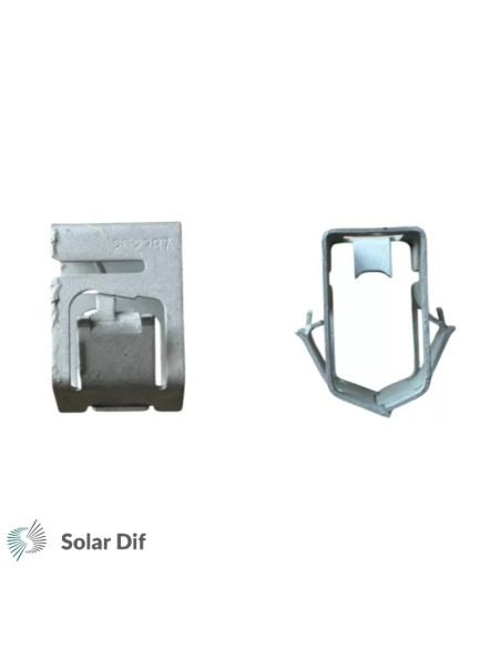 Lot de 4 clips de fixation pour panneau solaire pour SUNBAZ