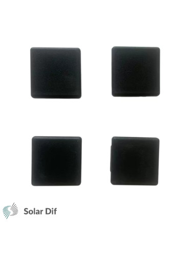 Lot de 4 bouchons fin de rail pour SUNBAZ