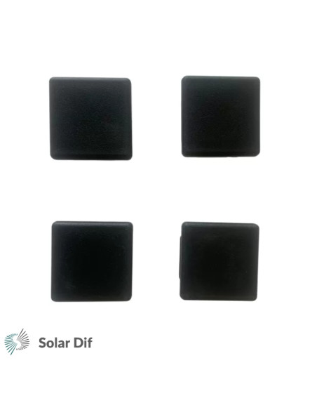 Lot de 4 bouchons fin de rail pour SUNBAZ