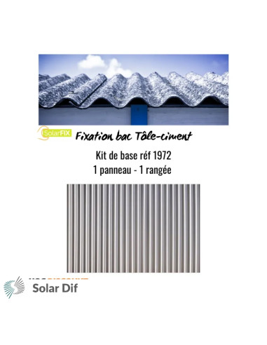 Kit SOLARFIX pour 1er panneau solaire sur...