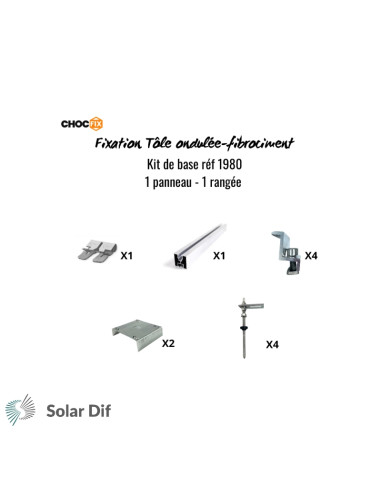 Kit CHOCFIX pour 1er panneau solaire sur...