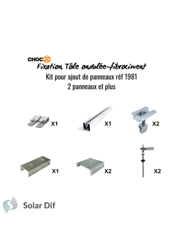 Kit CHOCFIX pour panneau(x) solaire(s)...