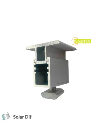 Clame / bride de milieu de rail ajustable...