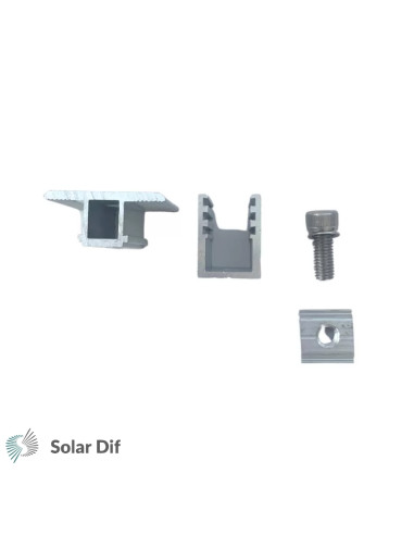 Clame / bride de milieu de rail ajustable...