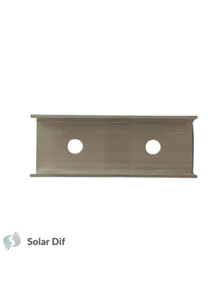 Jonction de rail pour support de fixation CHOCFIX pour panneaux solaires