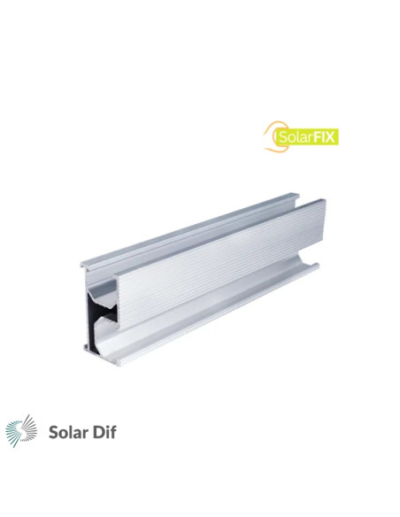 Rail alu SOLARFIX longueur 2,40 mètres pour panneaux solaires